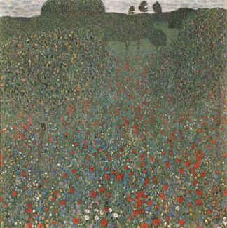 Klimt poppy field