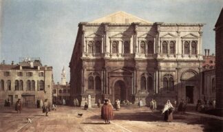 Canaletto: Campo San Rocco 1